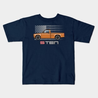 USA Orange Kids T-Shirt